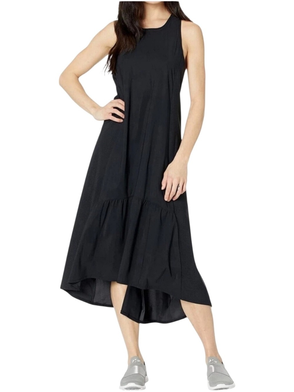 Sweaty Betty Explorer Ace Midi Dress Black Size Medium